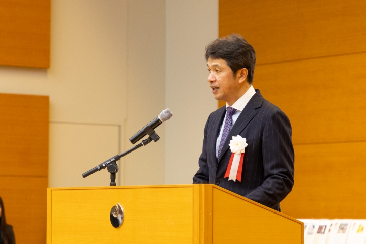 大井川知事による挨拶 大井川知事による挨拶