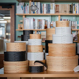 ヒノキのSUPER OVAL BOX