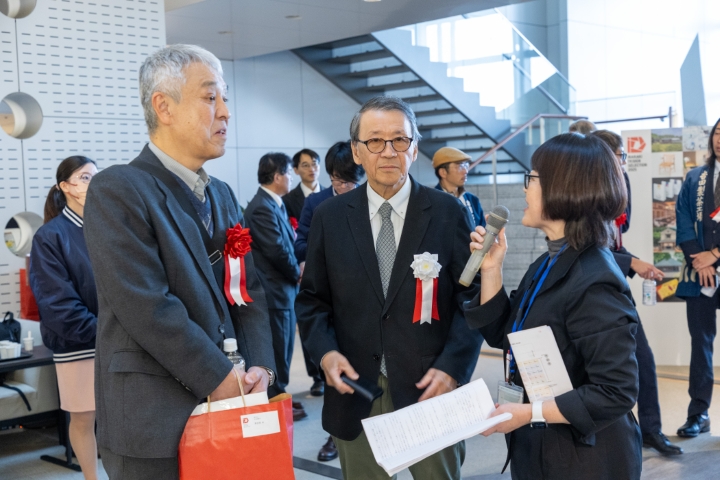 インタビュー風景