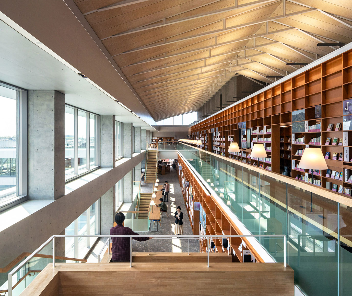 図書館複合施設 桜川市生涯学習センター さくらす